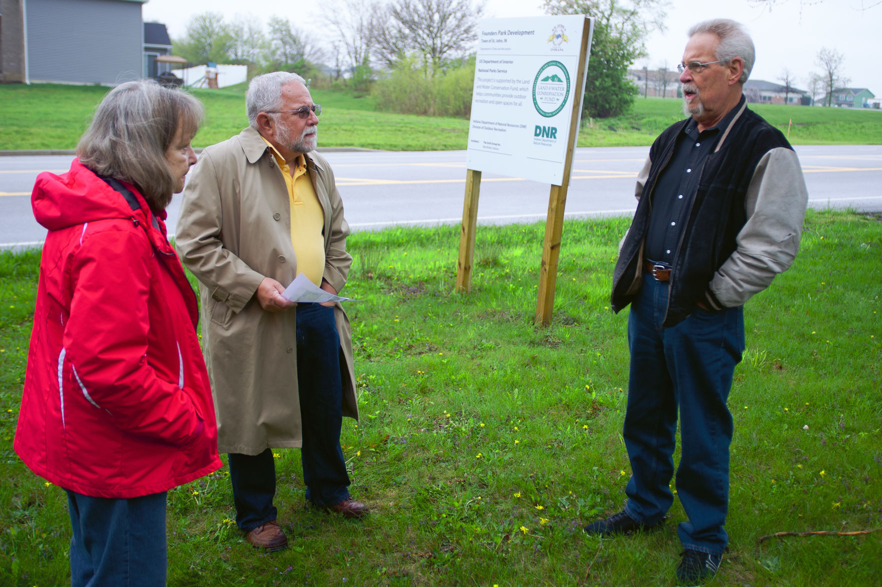 St. John breaks ground on Founders Park